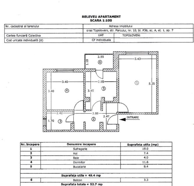 Apartament de vânzare 2 camere Topoloveni - 126663AV | BLITZ Pitești | Poza1