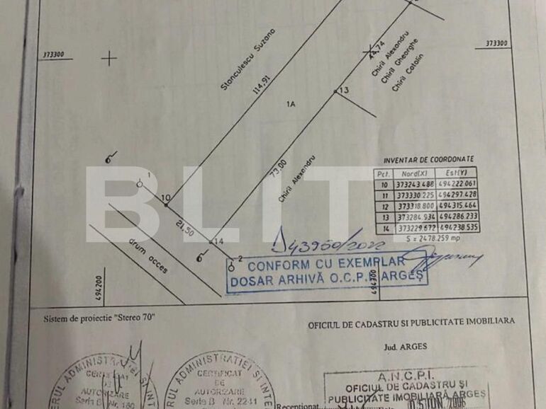 Teren de vânzare Stefanesti - 128332TV | BLITZ Pitești | Poza1