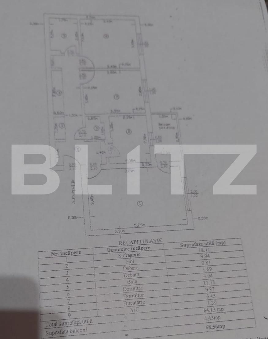 Apartament de vânzare 3 camere Tudor Vladimirescu - 129949AV | BLITZ Pitești | Poza1