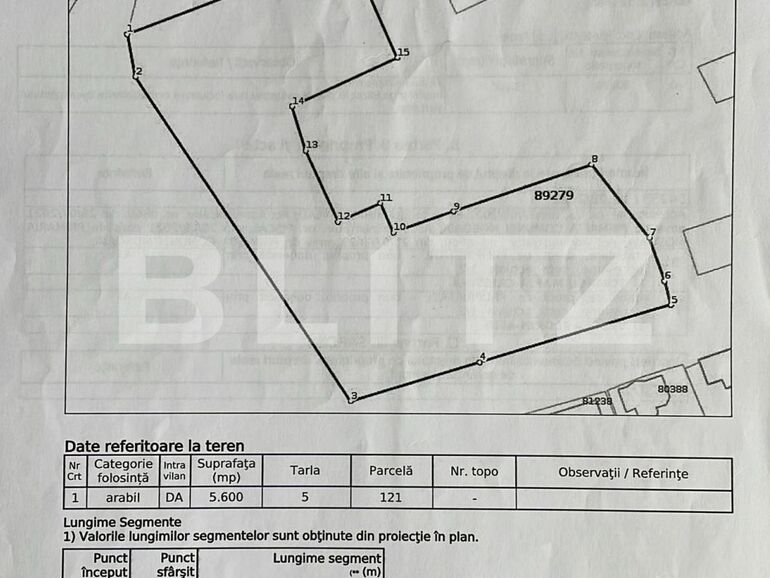 Teren de vânzare Campului - 130755TV | BLITZ Pitești | Poza1