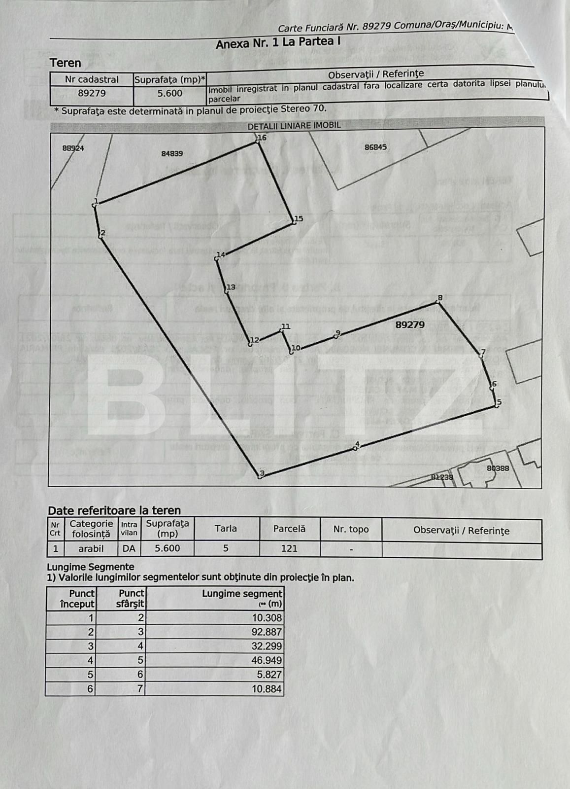 Teren de vânzare Campului - 130755TV | BLITZ Pitești | Poza1