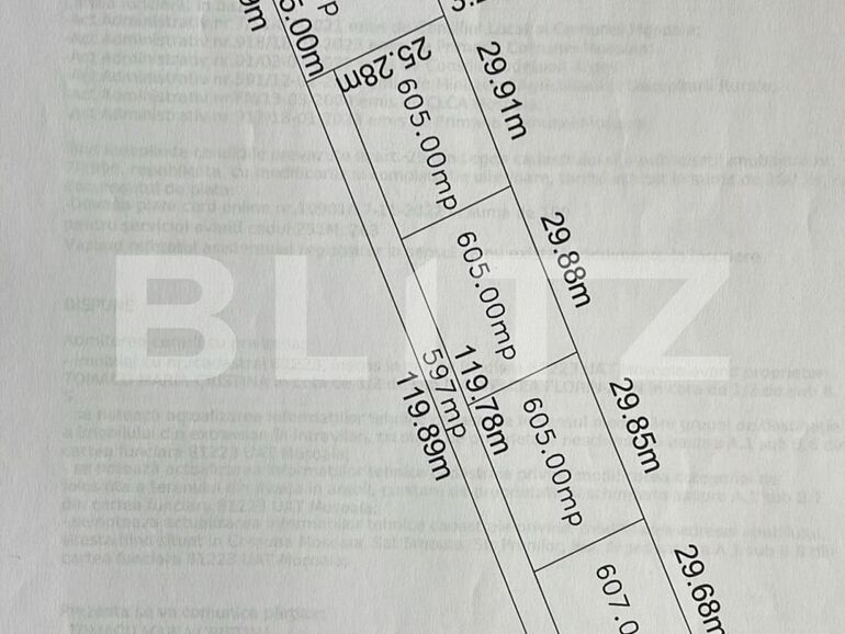 Teren de vânzare Smeura - 130758TV | BLITZ Pitești | Poza1