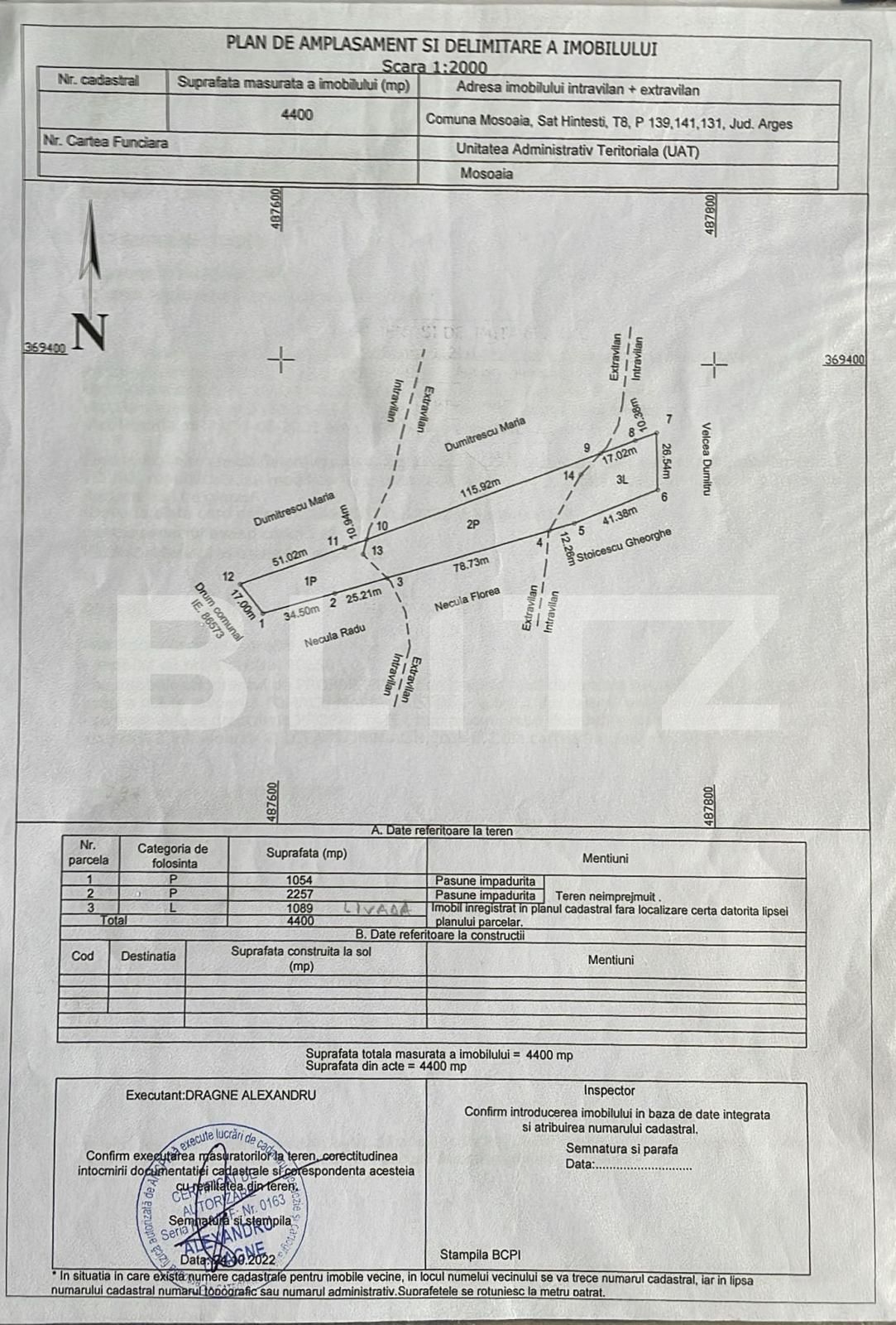 Teren de vânzare Hintesti - 130762TV | BLITZ Pitești | Poza2