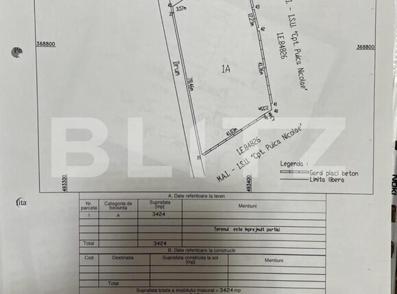 Teren de vânzare Bradu - 131142TV | BLITZ Pitești | Poza1