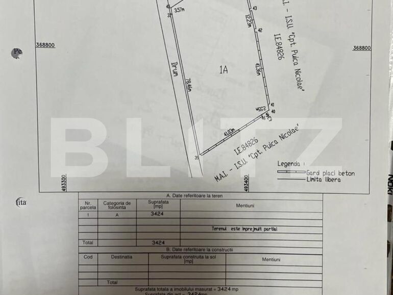 Teren de vânzare Bradu - 131142TV | BLITZ Pitești | Poza1
