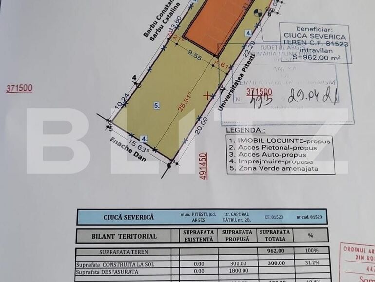 Teren de vânzare Fratii Golesti - 131182TV | BLITZ Pitești | Poza3