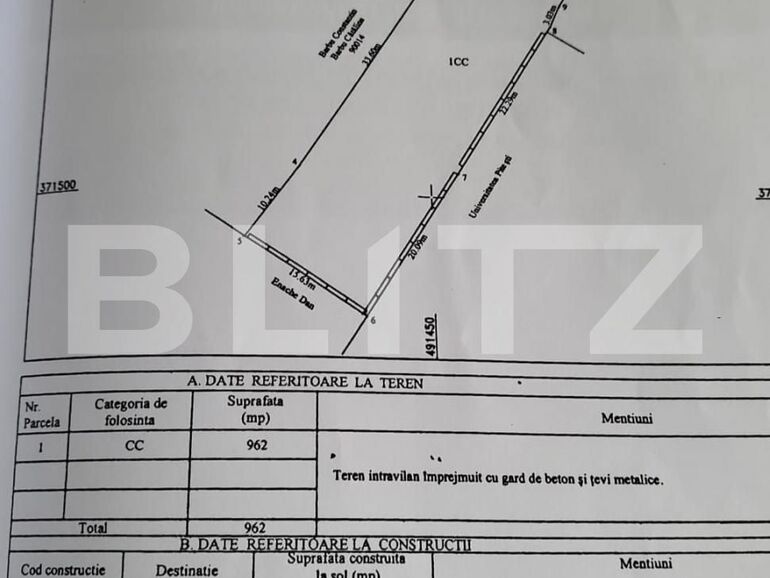 Teren de vânzare Fratii Golesti - 131182TV | BLITZ Pitești | Poza1