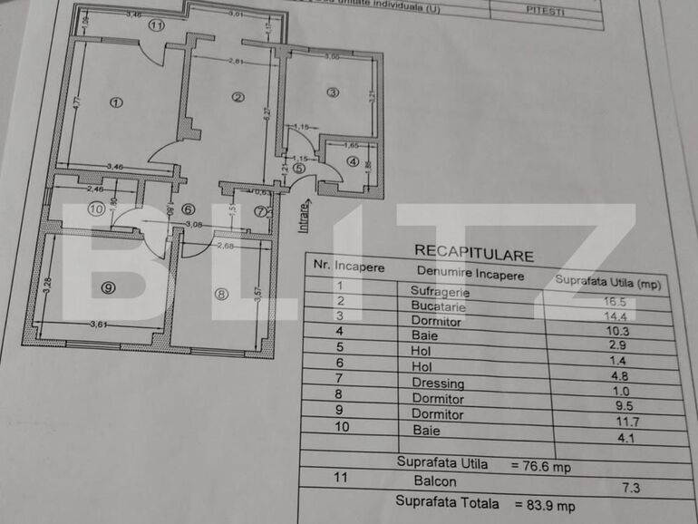 Apartament de vânzare 4 camere Gavana - 132619AV | BLITZ Pitești | Poza1