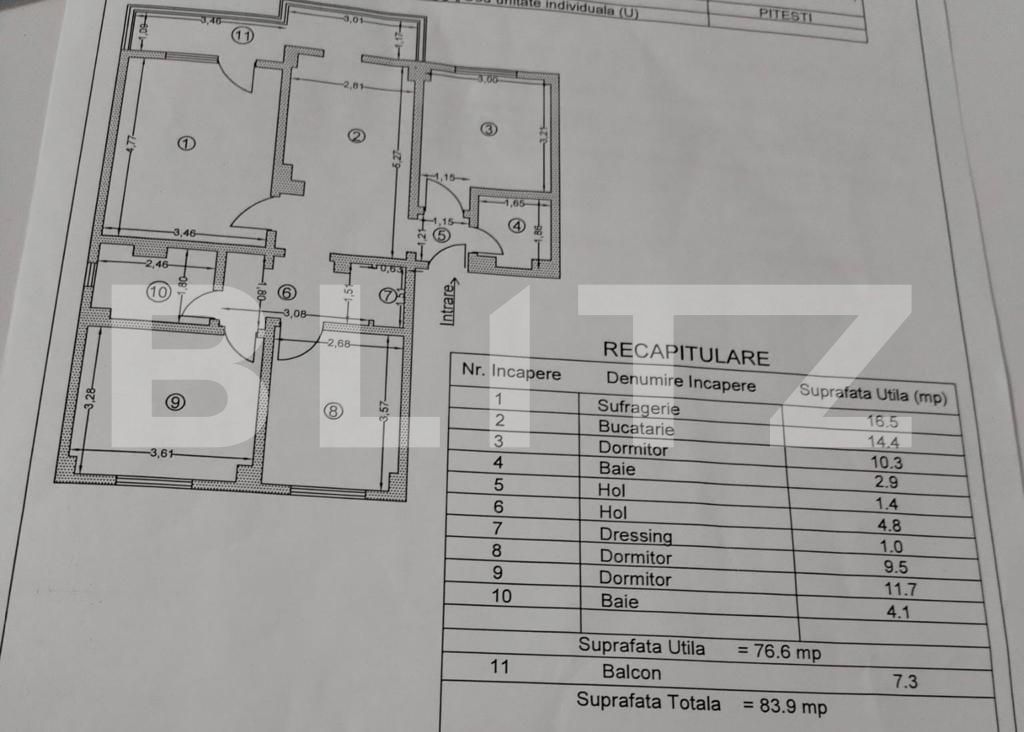 Apartament de vânzare 4 camere Gavana - 132619AV | BLITZ Pitești | Poza1