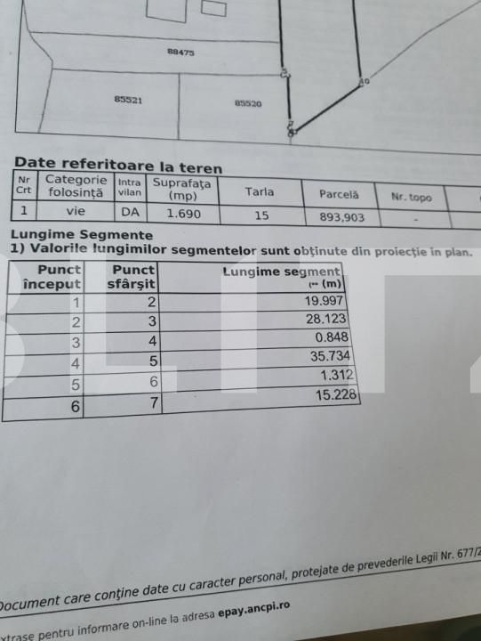 Teren de vânzare Periferie - 139103TV | BLITZ Pitești | Poza8