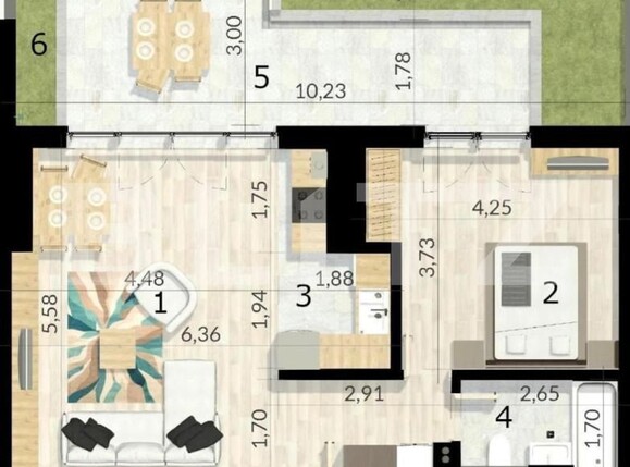 Apartament de vânzare 2 camere Craiovei - 144134AV | BLITZ Pitești | Poza1