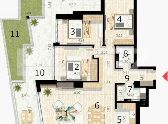 Apartament de vânzare 4 camere Craiovei - 144135AV | BLITZ Pitești | Poza1