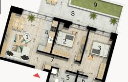 Apartament 3 camere, 70 mp, terasa, cartier Craiovei