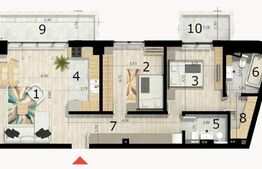 Apartament 3 camere, 80 mp, cartier Craiovei