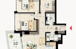 Apartament 3 camere, 97 mp, cartier Craiovei