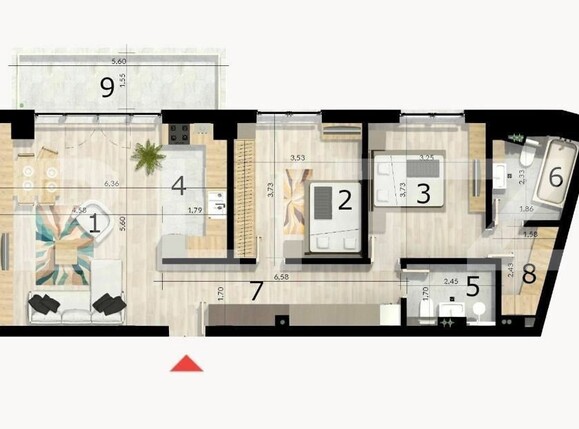 Apartament de vânzare 3 camere Craiovei - 144518AV | BLITZ Pitești | Poza1