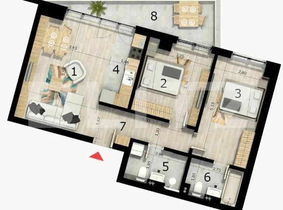 Apartament de vânzare 3 camere Craiovei - 144523AV | BLITZ Pitești | Poza1