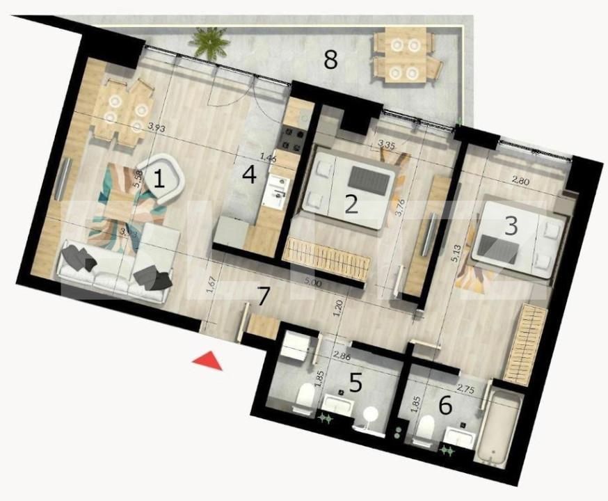 Apartament de vânzare 3 camere Craiovei - 144523AV | BLITZ Pitești | Poza1