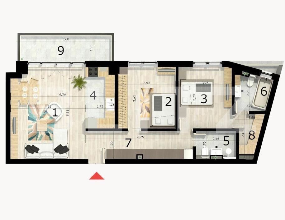 Apartament de vânzare 3 camere Craiovei - 144525AV | BLITZ Pitești | Poza1