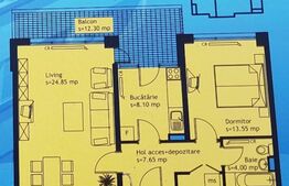 Apartament 80mp, 2 camere, NEGRU VODA - CORAL RESIDENCE