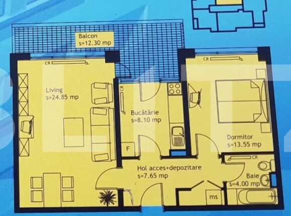 Apartament de vânzare 2 camere Negru Voda - 152888AV | BLITZ Pitești | Poza2