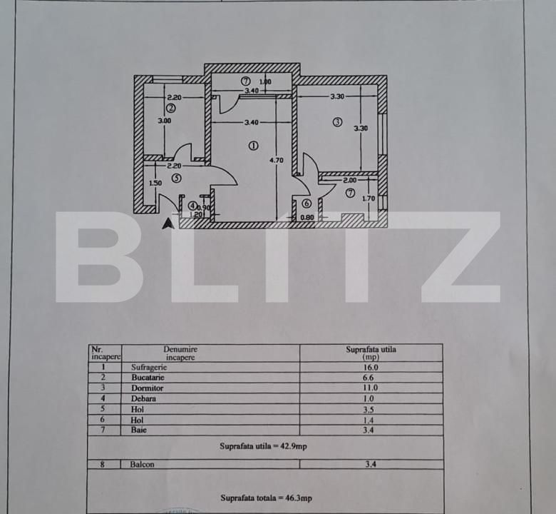 Apartament de vânzare 2 camere Craiovei - 156698AV | BLITZ Pitești | Poza12