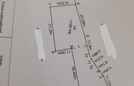 Teren Intravilan, 1195 mp, zona Bascov