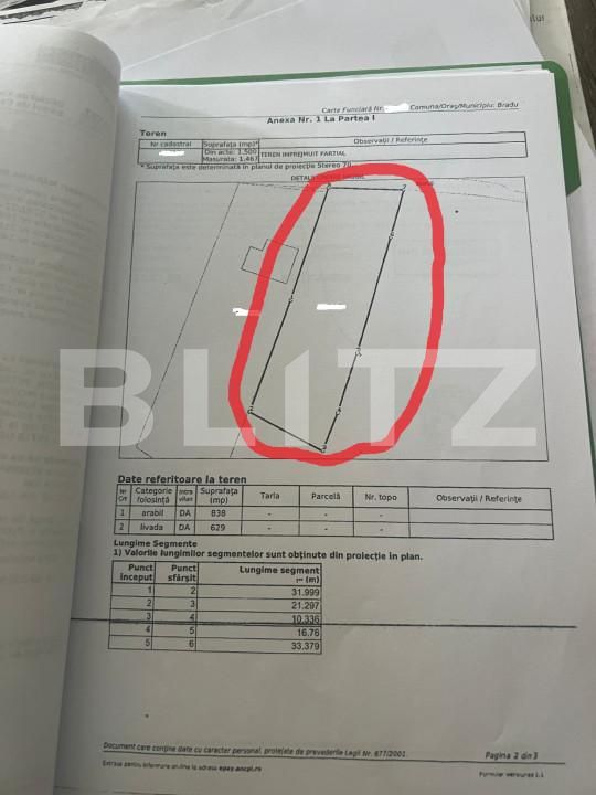 Teren de vânzare Prundu - 158500TV | BLITZ Pitești | Poza2