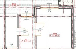 Apartament 2 camere, 56,3 mp, Smeura