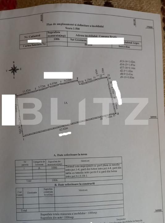 Teren de vânzare Bradu - 159461TV | BLITZ Pitești | Poza2