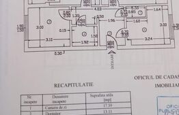 Apartament cu 3 camere, 65.22  mp, Trivale