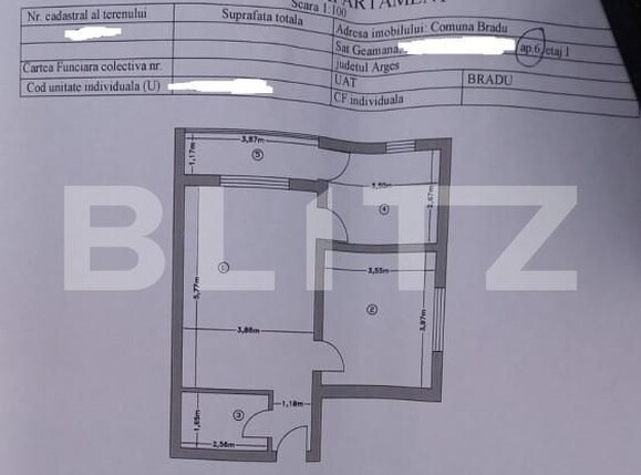 Apartament de vânzare 2 camere Exterior Sud - 159503AV | BLITZ Pitești | Poza25