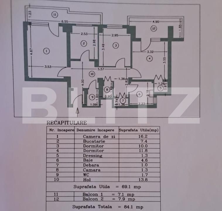Apartament de vânzare 3 camere Central - 160524AV | BLITZ Pitești | Poza1