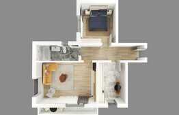 Apartament 2 camere, 56 mp, bloc nou, Trivale City