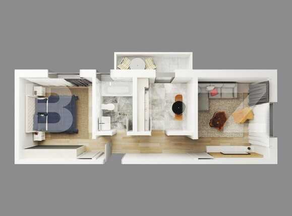 Apartament de vânzare 2 camere Trivale - 90902AV | BLITZ Pitești | Poza1