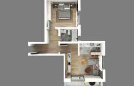 Apartament 2 camere, 44 mp, in Trivale City 