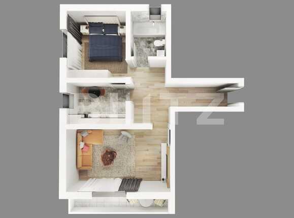 Apartament de vânzare 2 camere Trivale - 93828AV | BLITZ Pitești | Poza1