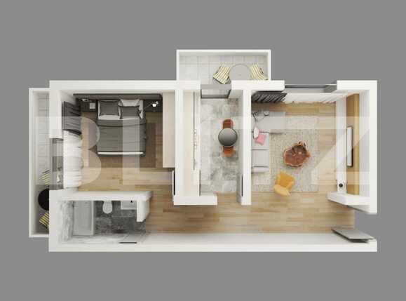 Apartament de vânzare 2 camere Trivale - 93832AV | BLITZ Pitești | Poza2