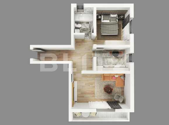 Apartament de vânzare 2 camere Trivale - 93837AV | BLITZ Pitești | Poza1