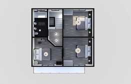 Casa de 4 camere, 210 mp teren, Trivale