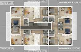 Apartament 3 camere, 66 mp, ECHO Gavana