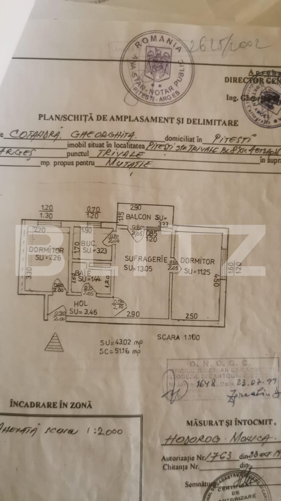 Apartament de vânzare 3 camere Trivale - 95610AV | BLITZ Pitești | Poza1