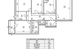 Apartament 4 camere, decomandat, 78mp, zona Malu Rosu