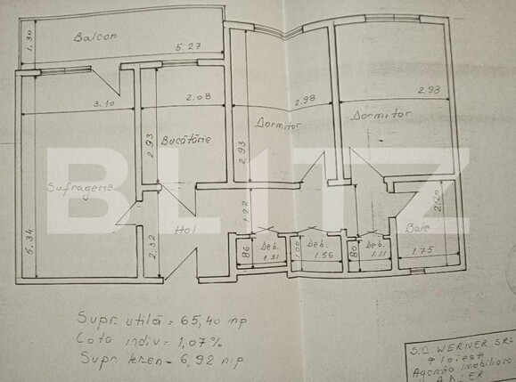 Apartament de vânzare 3 camere Vest - 100694AV | BLITZ Ploieşti | Poza6