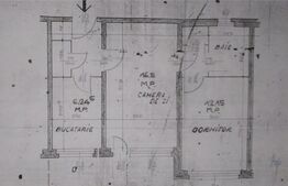 Apartament cu 2 camere, 49 mp, semidecomandat, Vest