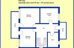 Vila cu 5 camere, 280 mp utili, teren cu 500 mp, Targsoru Vechi