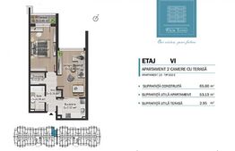 Apartament cu 2 camere, 54 mp, decomandat, Hipodrom