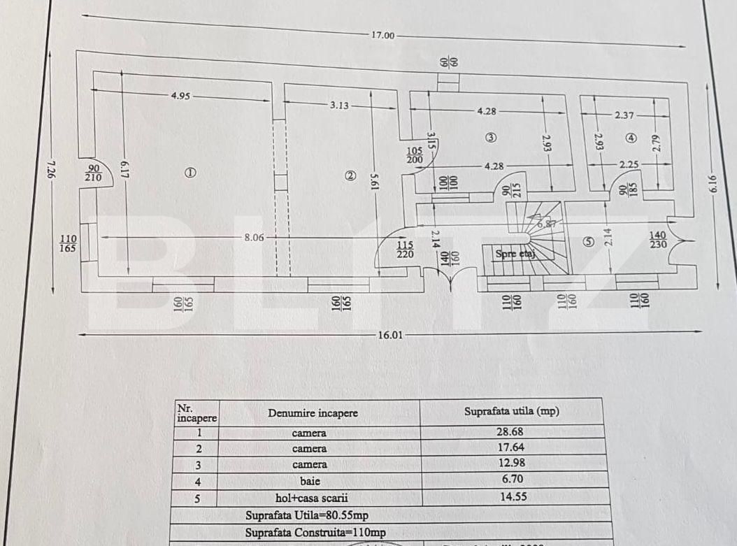 Spațiu comercial de închiriat Gheorghe Doja - 119580SIC | BLITZ Ploieşti | Poza1
