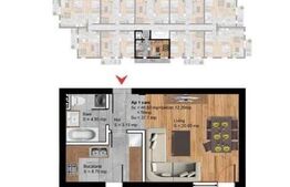 Garsoniera 37 mp in MRS  cu loc de parcare inclus 