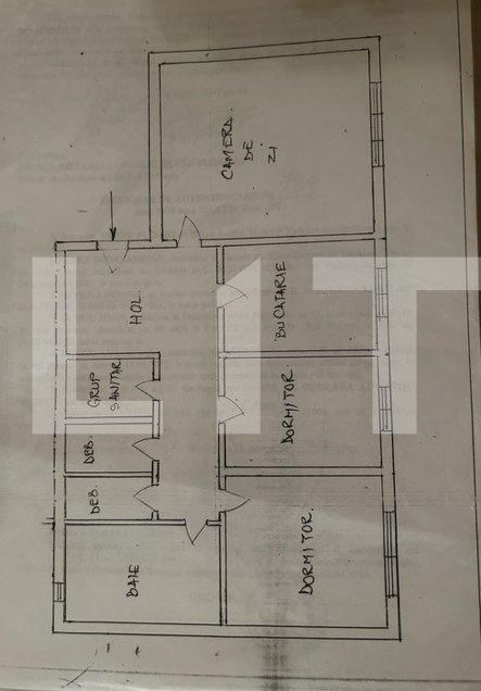 Apartament 3 camere, 75 mp, zona Vest I